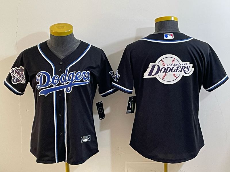 Youth 2026 Los Angeles Dodgers Blank Black Game Nike MLB Jersey style 0022